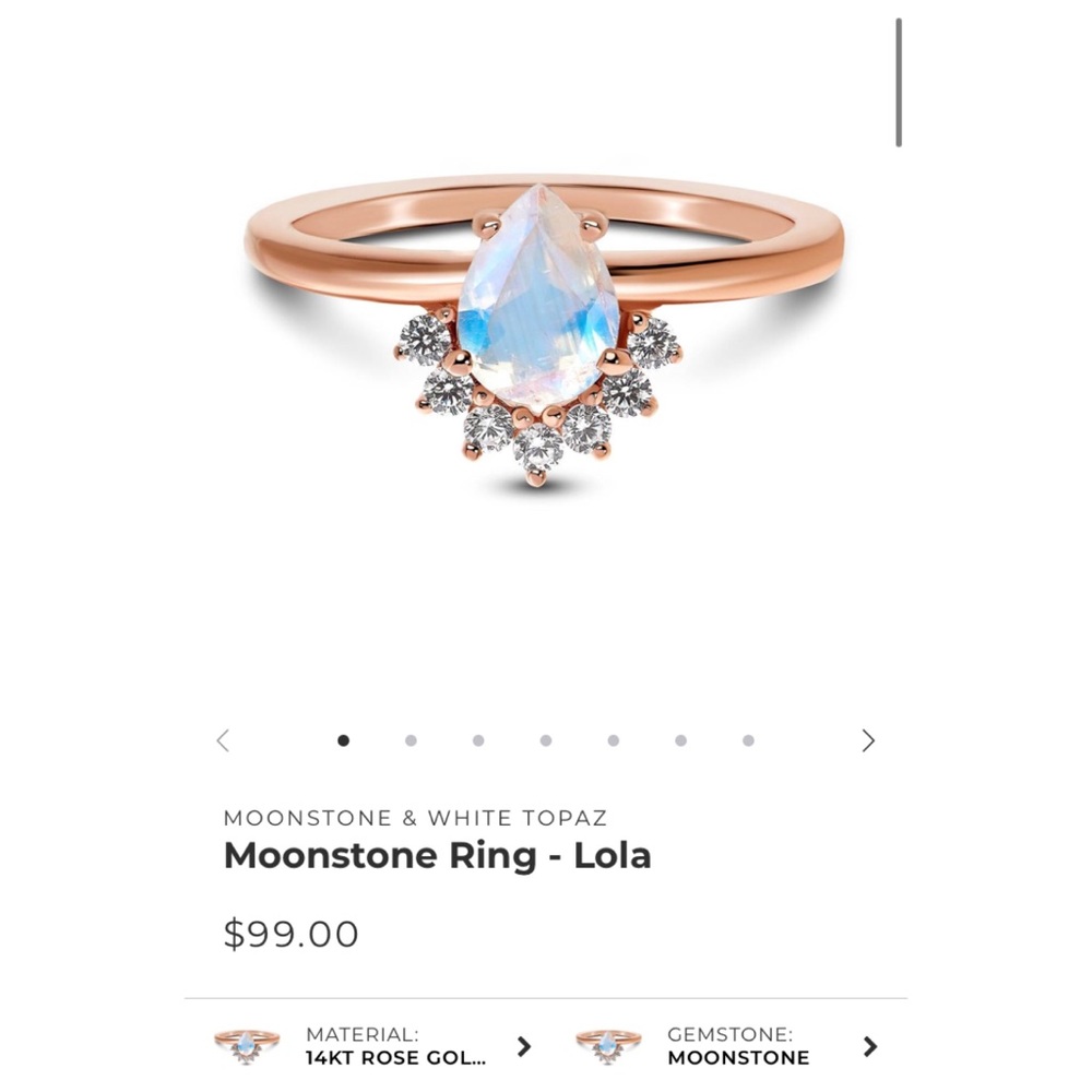 Moon Magic Moon Stone Ring Lola